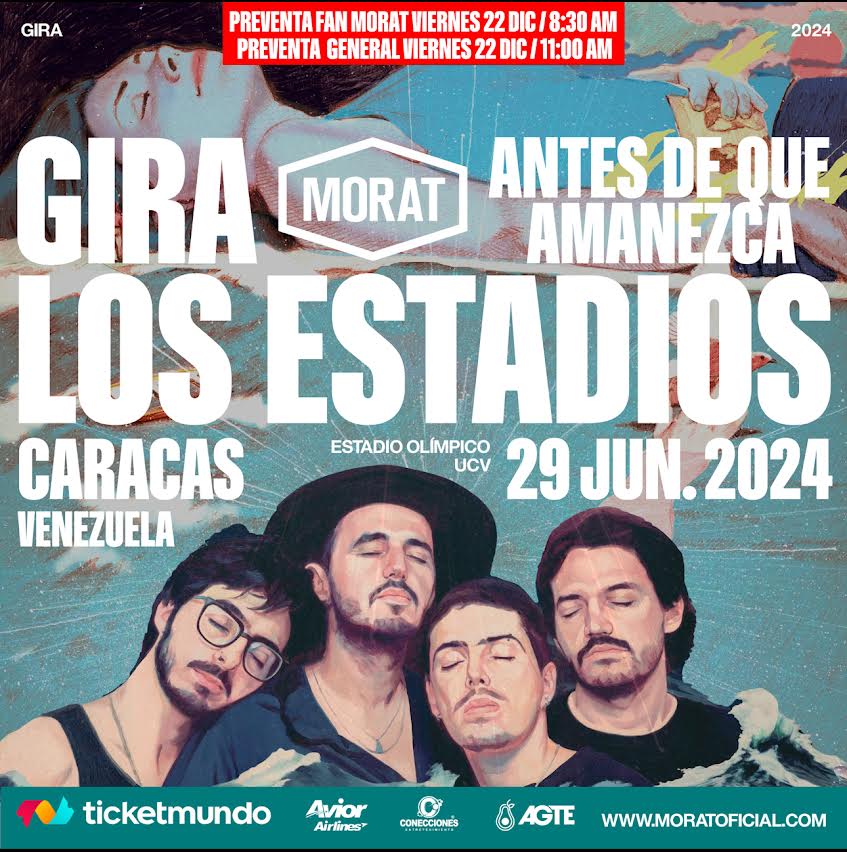 24Contigo Morat Suma A Venezuela En Su Gira Mundial “Los Estadios”